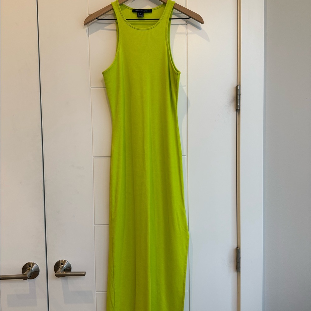 French Connection Neon Green Maxi Dress